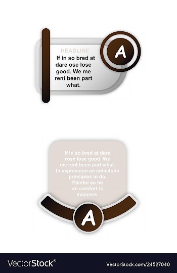 Infographics template four options with paper vector image