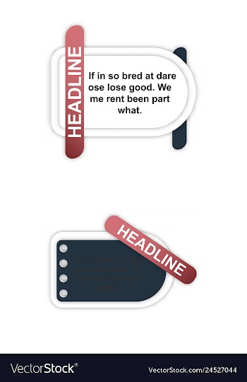 Infographics template four options with paper vector image