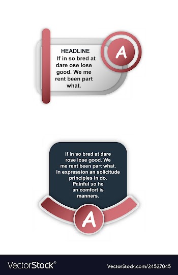 Infographics template four options with paper vector image