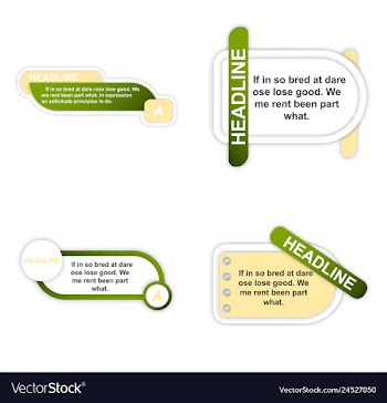 Infographics template four options with paper vector image
