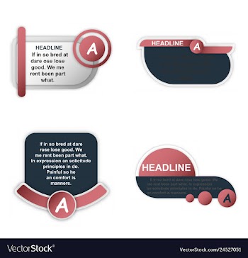 Infographics template four options with paper vector image