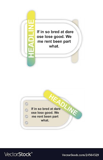 Infographics template four options with paper vector image