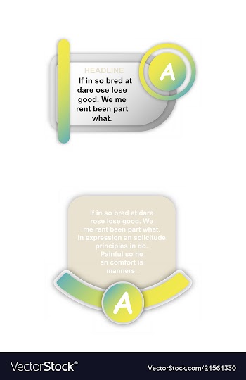 Infographics template four options with paper vector image