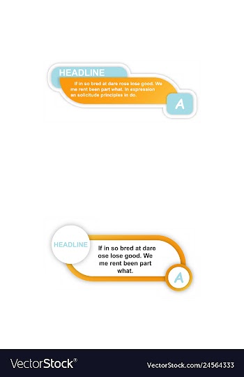 Infographics template four options with paper vector image