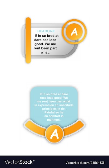 Infographics template four options with paper vector image