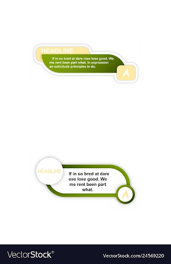 Infographics template four options with paper vector image