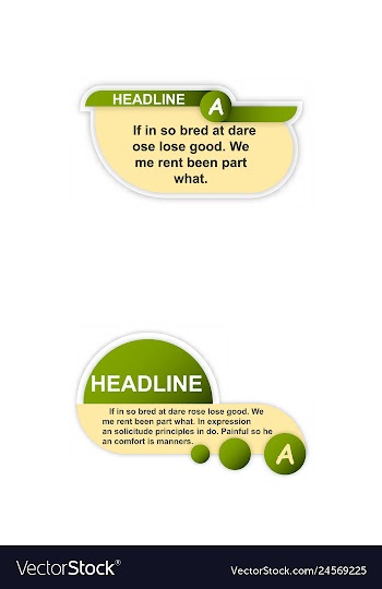Infographics template four options with paper vector image