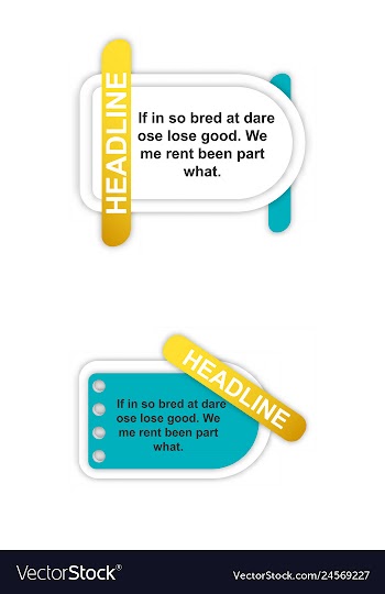 Infographics template four options with paper vector image