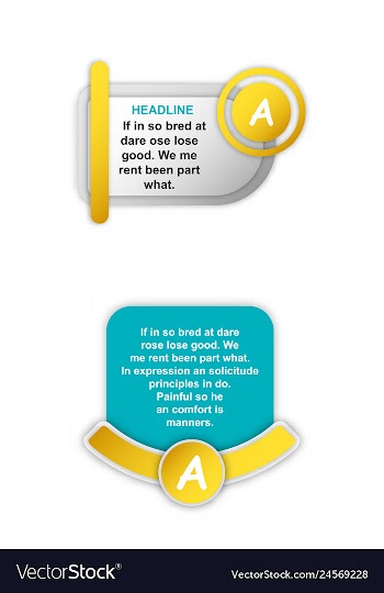 Infographics template four options with paper vector image