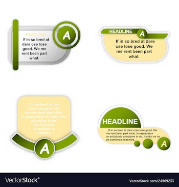 Infographics template four options with paper vector image