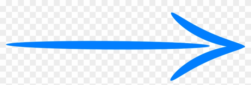 Informações - Hand Drawn Blue Arrow Png