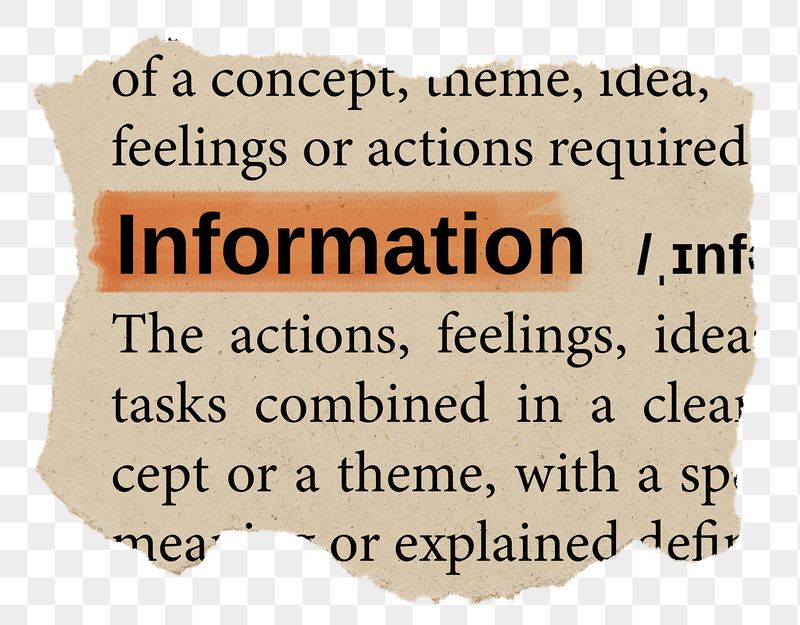 Information png word sticker, torn | Free PNG - rawpixel