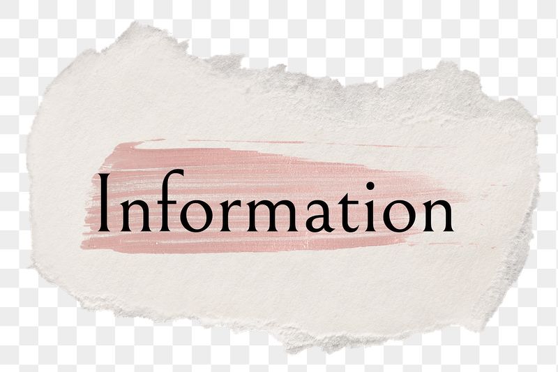 Information png word sticker typography, | Free PNG - rawpixel
