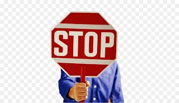Information Sign Business - Stop Flag 
