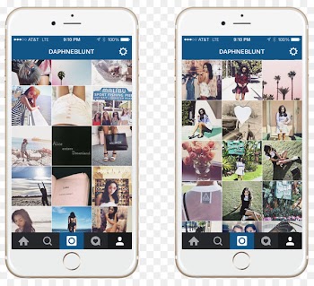 Information Social media Keyword research Mobile Phones Portable communications device - instagram layout 