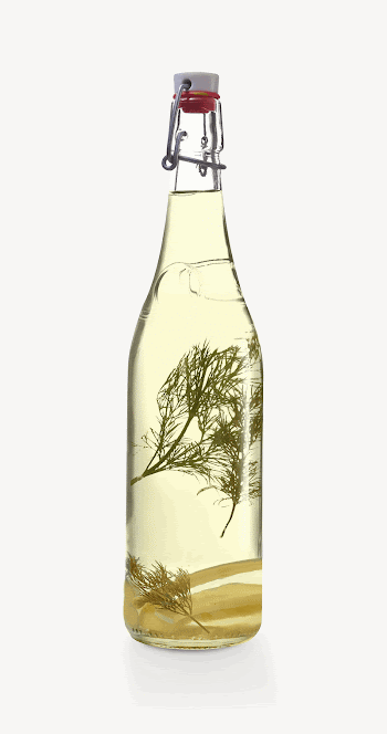 Infused herb schnaps glass bottle | Free PSD - rawpixel
