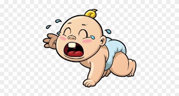 Ingenious Ideas Baby Crying Clipart Cartoon Transparent - Baby Cry Cartoon