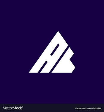 initial letter a b iconic logo for your company