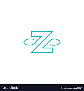 initial letter z with leaf logo green leaf logo