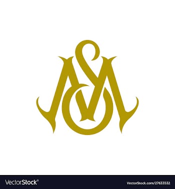 Initial ms logo design template vector image