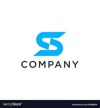 Initial s logo design vector image