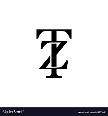 Initial tz logo design vector image