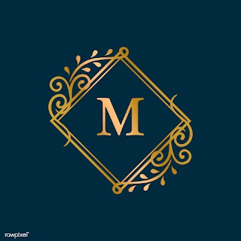 Initialed gold frame background | Free stock vector - 553283