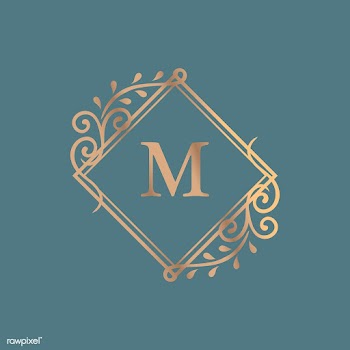 Initialed gold frame background | Free stock vector - 553287