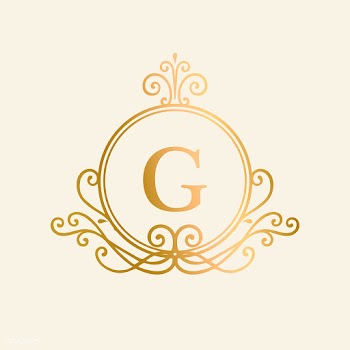 Initialed gold frame background | Free stock vector - 553296