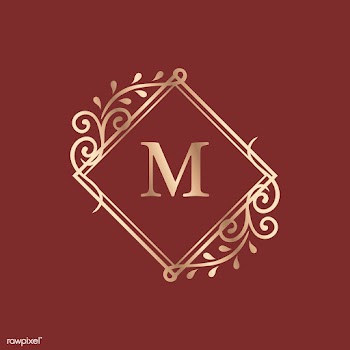 Initialed gold frame background | Free stock vector - 553313