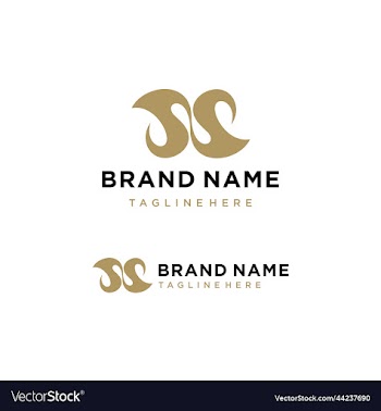initials monogram ss letter logo design
