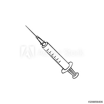 Injection hand drawn outline doodle icon