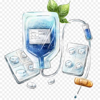 Injection Intravenous therapy Medicine Hospital Illustration - Drug hanging needle illustration 