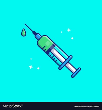 injection syringe cartoon