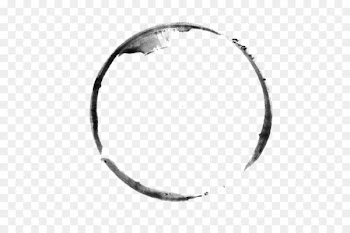 Ink brush Inkstick - Simple ink ink circle 