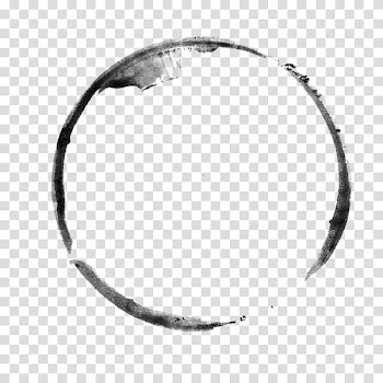 Ink brush Inkstick, Simple ink ink circle transparent background PNG clipart