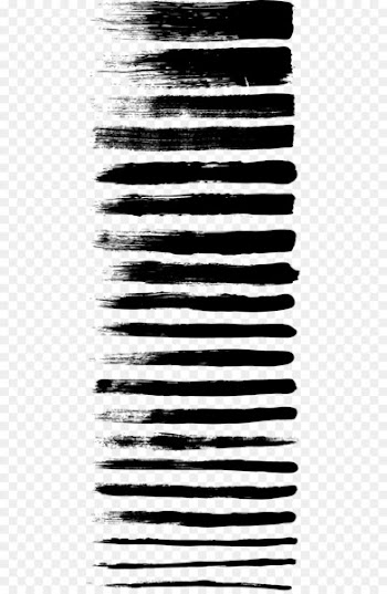 Ink brush Painting Drawing - Practical black brush vector material 