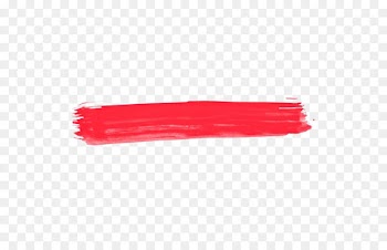 Ink brush Watercolor painting - Red ink lines 