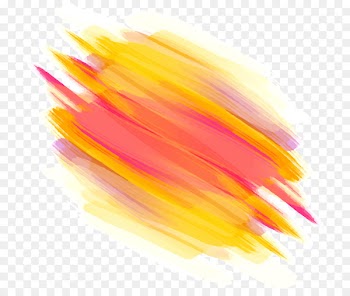 Ink brush Watercolor painting - strokes 