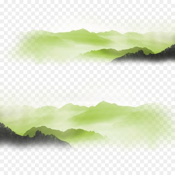 Ink Chinese painting Shan shui - Wash mountain 