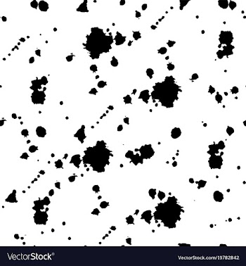 Ink hand drawn stains seamless pattern vector image