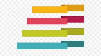 Ink Paper - Folding colorful ribbon vector 