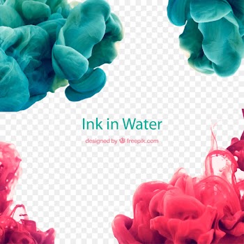 Ink Paper Water Wallpaper - Abstract ink in water background 