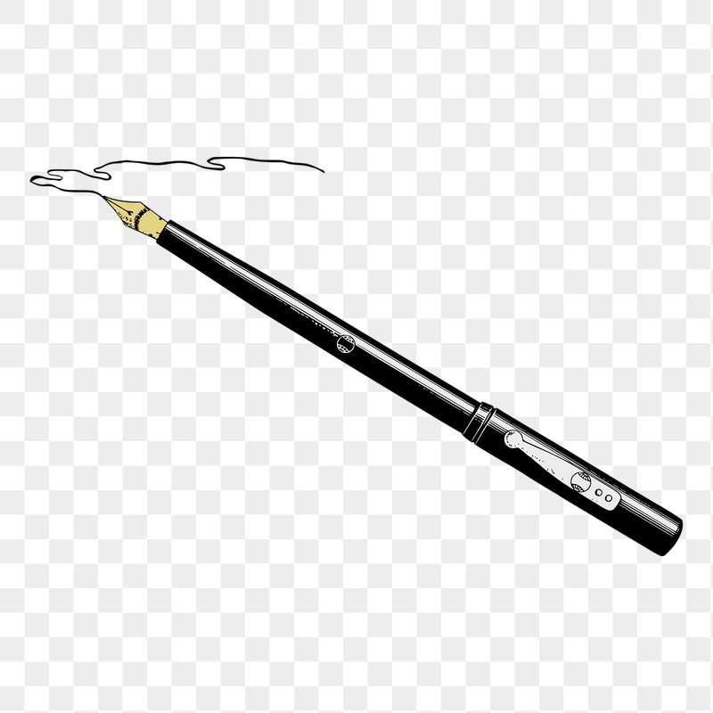 Ink pen png sticker, vintage | Free PNG - rawpixel