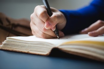 Ink Pen To Journal Paper