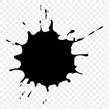 Ink splash png silhouette clipart, | Free PNG - rawpixel