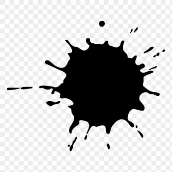 Ink splash png silhouette clipart, | Free PNG - rawpixel