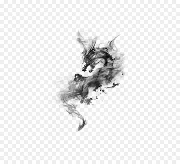 Ink wash painting Download - Dragon 