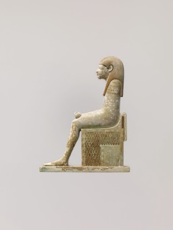 Inlay depicting enthroned god | Free Photo - rawpixel