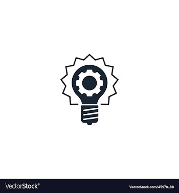 innovation creative icon filled from success